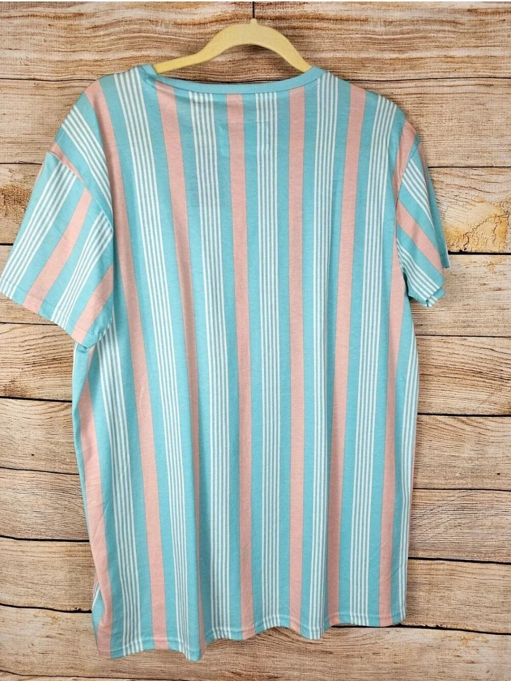 Guess Los Angeles Men's Crumley Striped Crew T-Shirt Size Medium - Picture 2 of 3